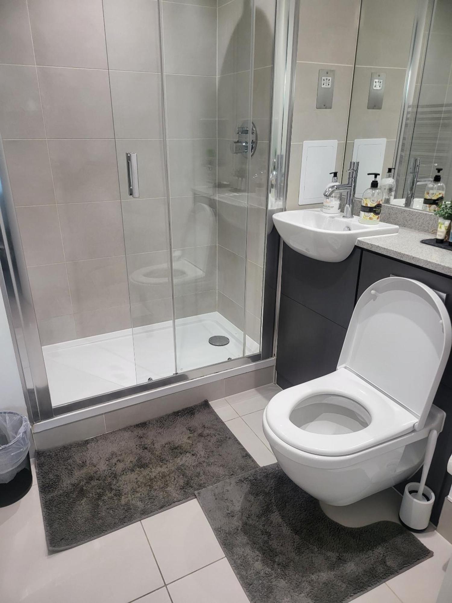 Kayz Lodge- Luxury Ensuite-Private & Shared Accommodation In A New House At The Olympic Village Overlooking Stratford Westfield And Tube Station Londen Kamer foto